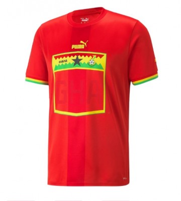 Ghana Koszulka Wyjazdowych MŚ 2022 Krótki Rękaw